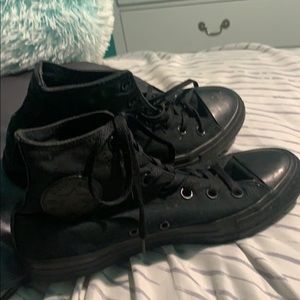 All black converse